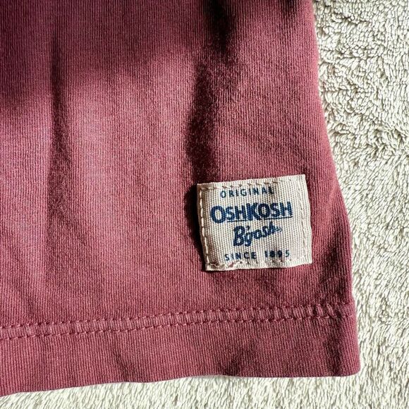 OshKosh B’Gosh Boys Longsleeve Garment Dyed Henley Shirt - Picture 4 of 6